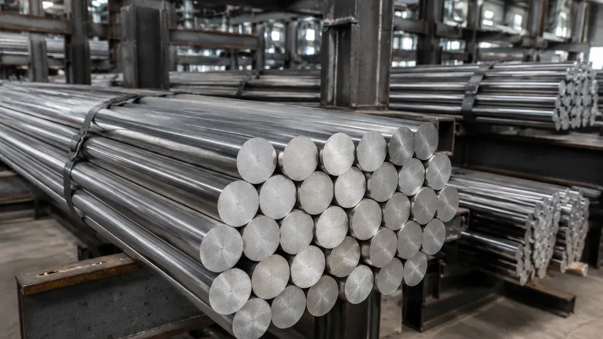 Illustrative 2205 duplex stainless steel round bars