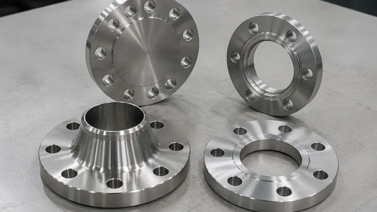 Illustrative 2205 duplex stainless steel forged flanges