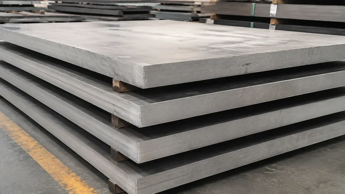 Illustrative 2205 duplex stainless steel plate stock