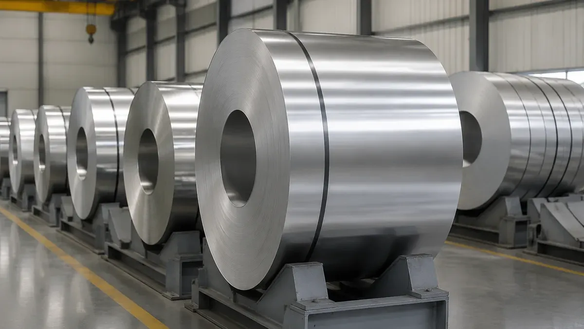 Illustrative 430 stainless steel coil stock