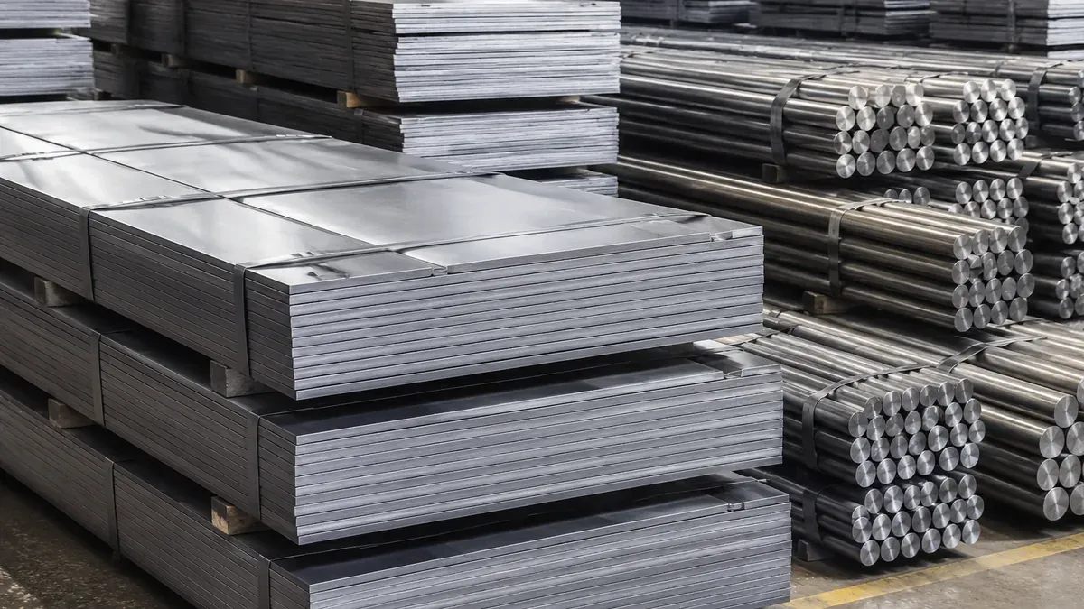 Illustrative 2304 lean duplex stainless steel plate and bar stock