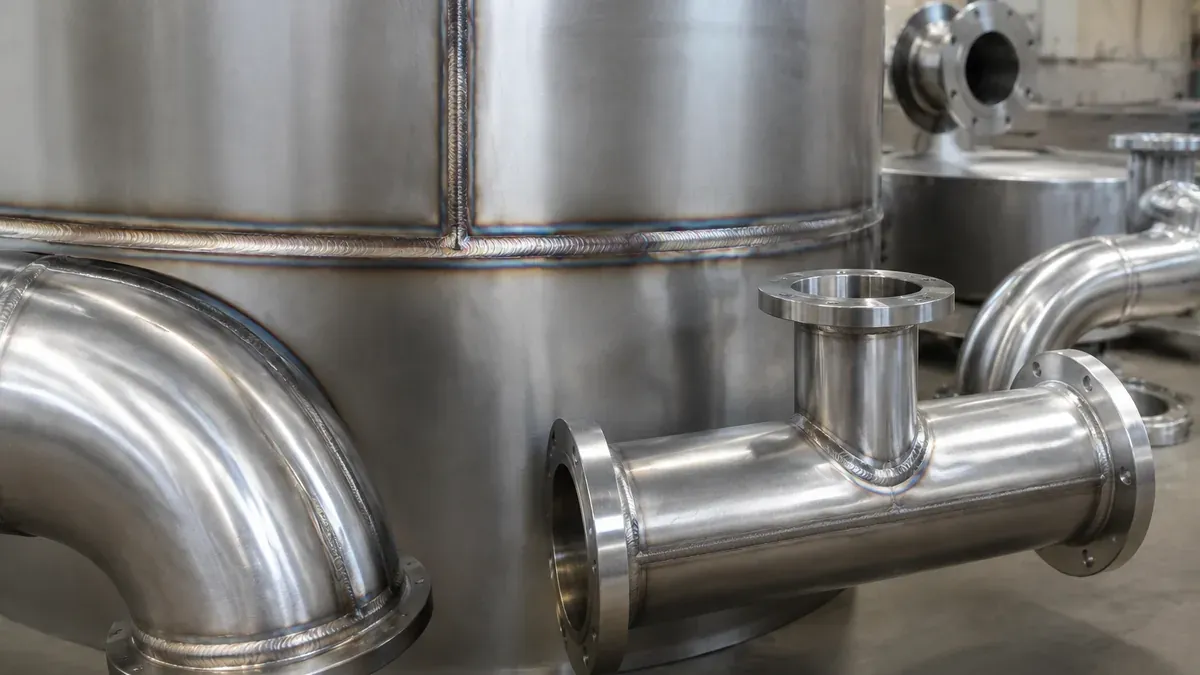 Illustrative low-carbon austenitic stainless steel welded tube forms