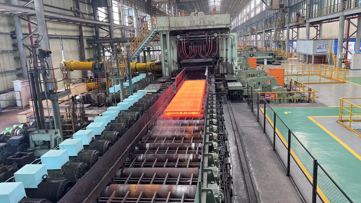 Stainless steel pipe ends prepared for route identification, dimensional check and inspection