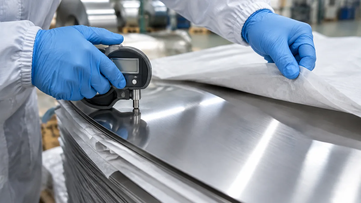 QC checking electropolished stainless tube ID and weld blend for pharmaceutical acceptance