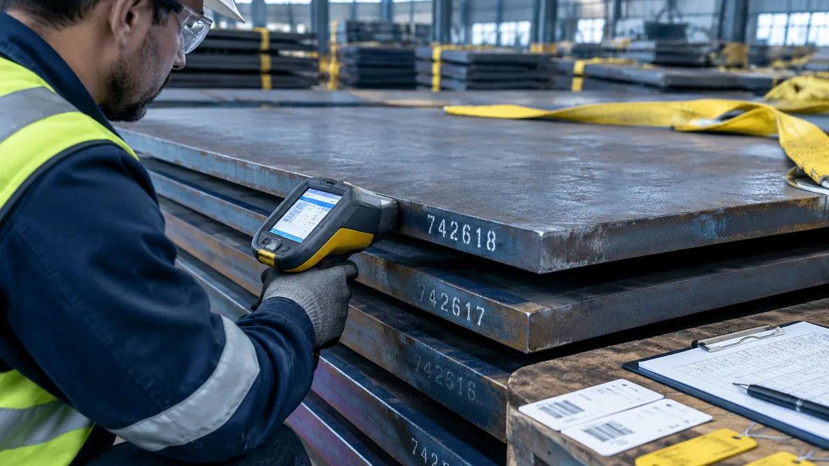 Illustrative stainless steel reference for Stainless Steel PMI Testing Checklist